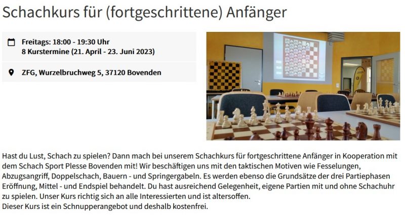 Lichess-Liga – geplante Turniere & FAQ (siehe unten) – Rochade